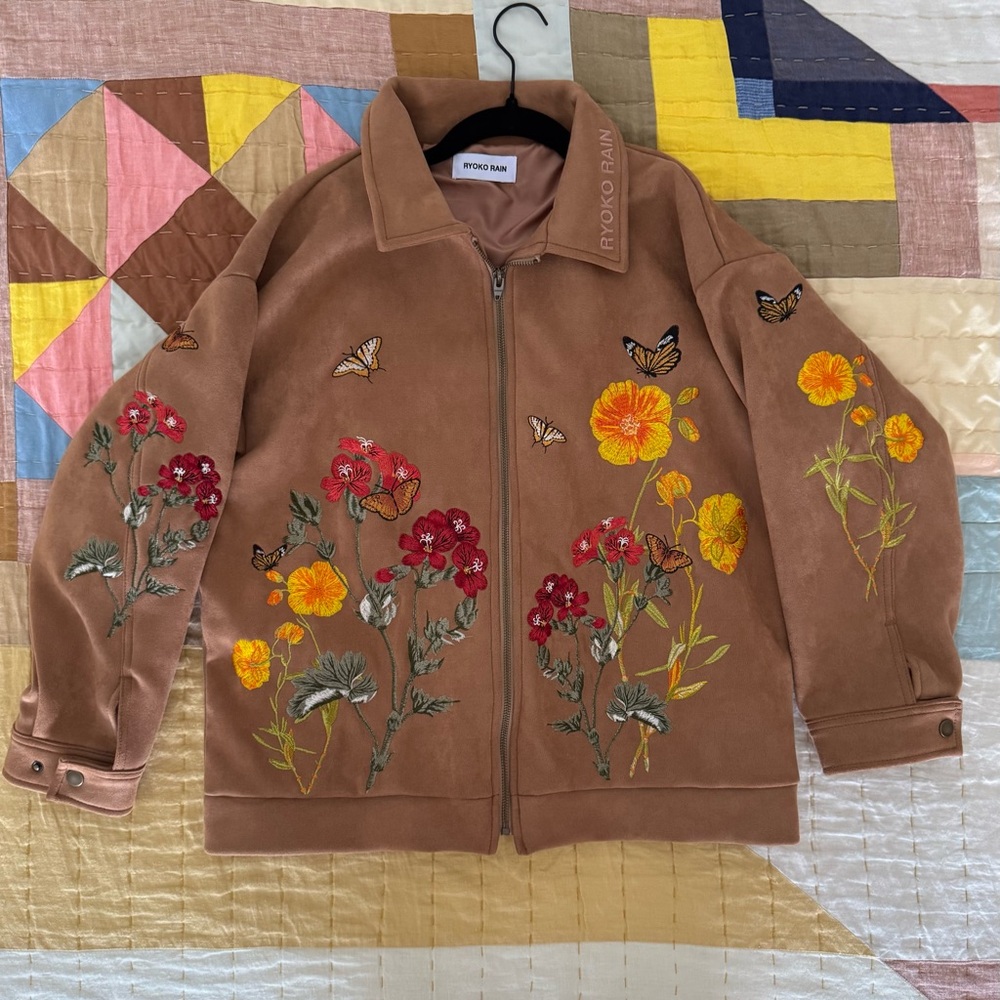 Ryoko Rain MONARCH CLAY SUEDE WORK JACKET